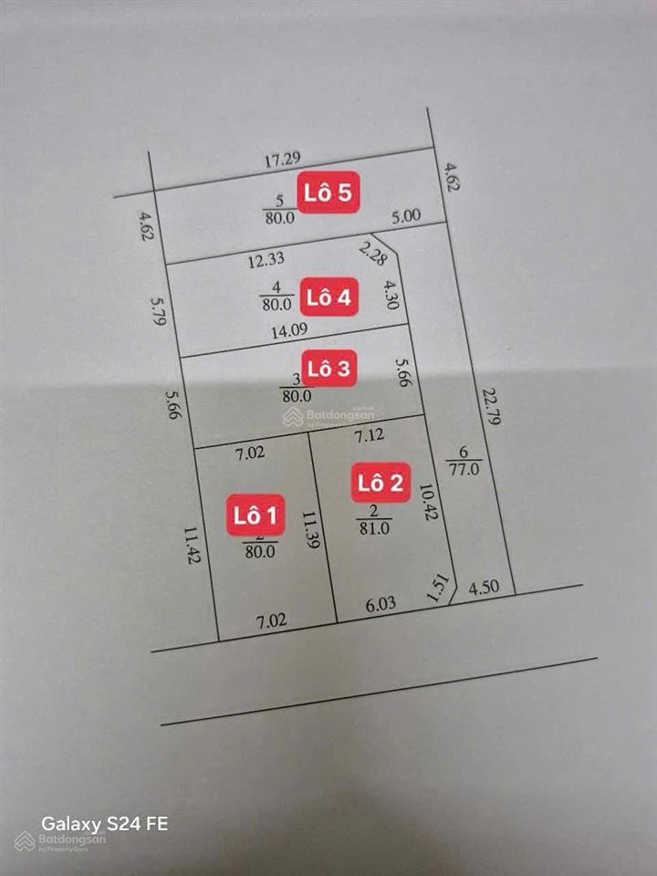 Bán lô đất trục đường liên thôn ô tô tránh nhau tại xã chương dương thường tín mặt tiền siêu rộng