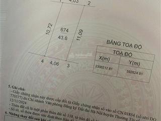 Siêu phẩm chương lộc, chương dương, thường tín gần đường nối vđ4