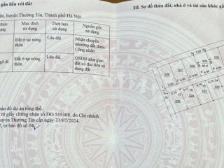 Bán lô đất đẹp nhất khu xâm xuyên, hồng vân, thường tín ô tô đỗ cửa