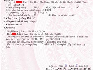 Bán nhà mặt tiền 5.5m huỳnh tấn phát cách cầu phú xuân 800m