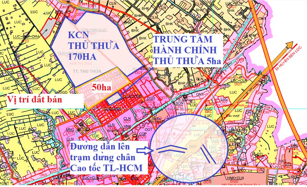 Nền vị trí đẹp 100m2, cách trung tâm hành chính mới chỉ 50m