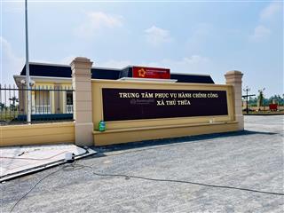 Giá chỉ 15 triệu/m2, sở hữu đất nền ngay trung tâm hành chính xã thủ thừa