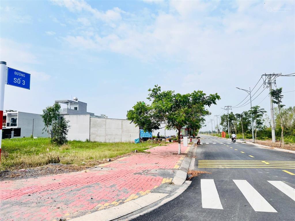 Bán đất mặt tiền đường số 3 đối diện kcn thủ thừa