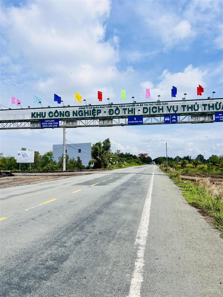Bán đất mặt tiền đường số 3 đối diện kcn thủ thừa