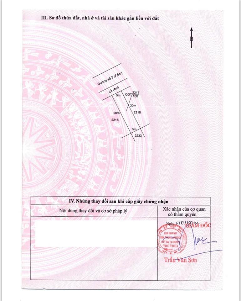 Bán đất mặt tiền đường số 3 đối diện kcn thủ thừa