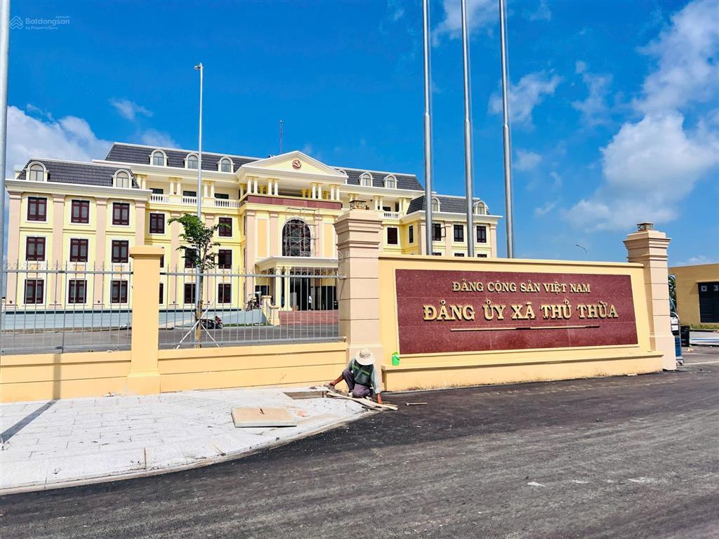 Bán đất mặt tiền đường số 1 trục kinh doanh 20m, sát tthc xã thủ thừa