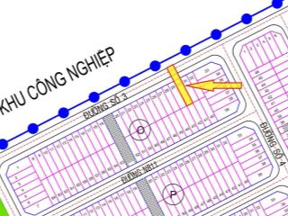 Đất mặt tiền đường số 3 đối diện kcn thủ thừa. giá chỉ 1,55 tỷ sổ hồng riêng, sang tên ngay
