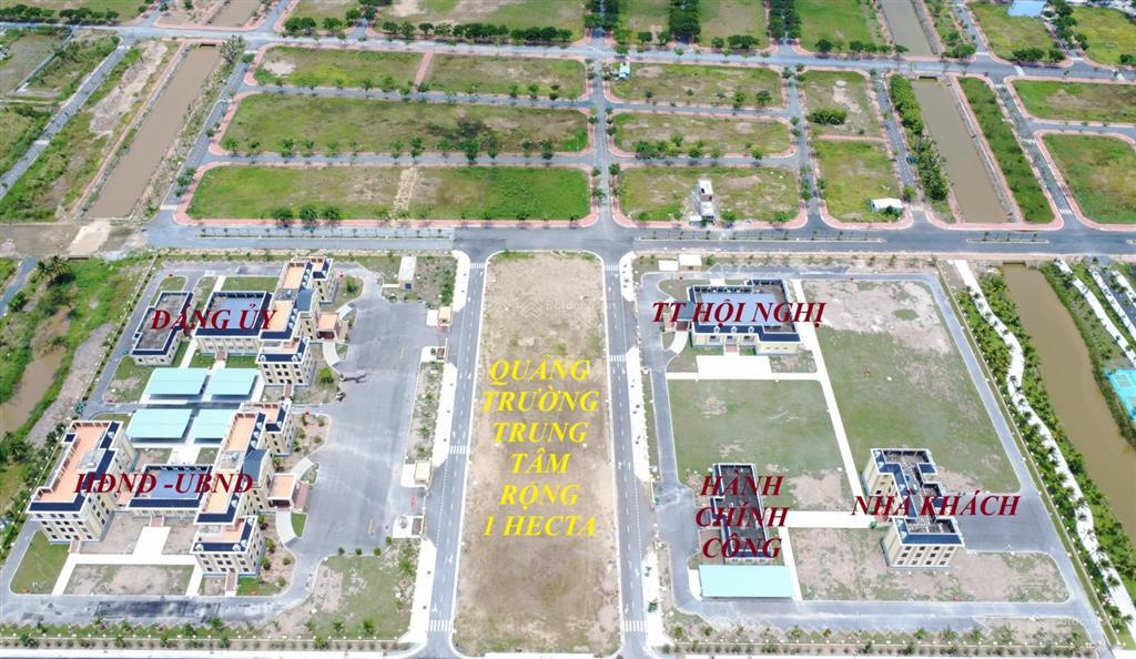 Nền 100m2 đối diện sân thể thao, cách tthc xã thủ thừa chỉ 50m