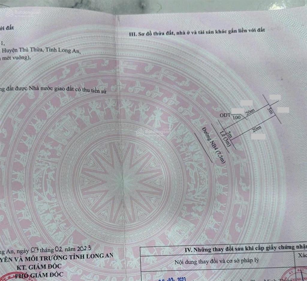Bán nền đẹp đối diện công viên và kênh cảnh quan