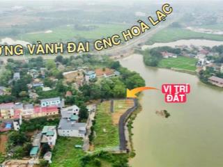 Chính chủ bán lỗ lô đất 105m2, view hồ vốn bỏ chỉ 4 tỷ cách đl thăng long chỉ 500m, miễn môi giới