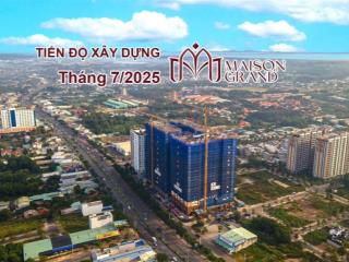 Tặng ngay 100tr khi mua căn hộ maison grand, 2pn,1wc, giá 1,9 tỷ, tt 15% nhận nhà quý 2/2026