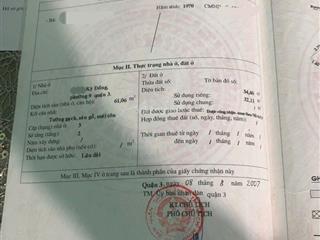 (4,3 tỷ tl) nhà 1 sẹc kỳ đồng, nở hậu đẹp