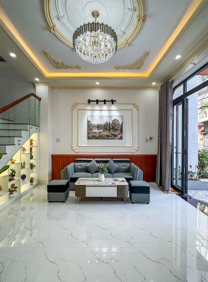 NHÀ TRỆT LẦU KDC 3A LỘ VÒNG CUNG - HOÀN CÔNG CÓ NỘI THẤT