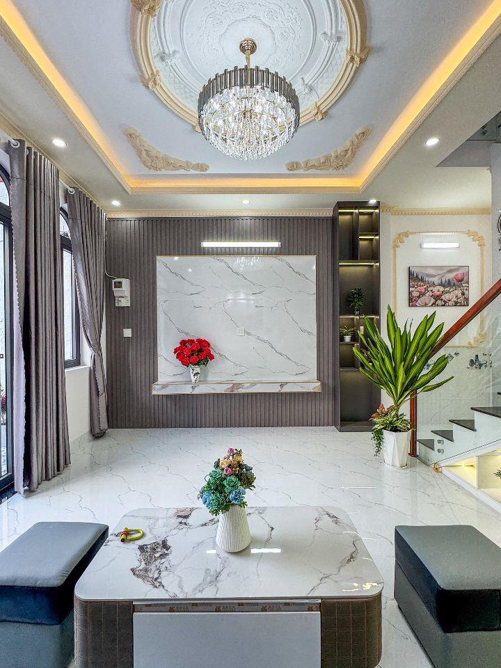 NHÀ TRỆT LẦU KDC 3A LỘ VÒNG CUNG - HOÀN CÔNG CÓ NỘI THẤT