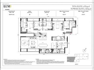 Trực tiếp cđt căn penthouse tòa elite lumi đn giá chỉ 90 tr/m2