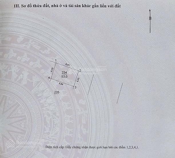 Bán đất 53m2 mặt đường đôi rộng 20m vị trí vàng đẹp nhất tàm xá, đông anh, hà nội