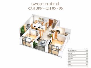 Cần bán ngay căn hộ 3pn khai sơn city 101.57m2 giá 6,25 tỷ