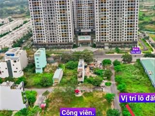 Đất nền khu dân cư phongphú4 đối diện công viên viên. 100m2 sổ đỏ 6ty300.