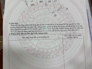 Bán gấp mảnh đất ở hà nội giá chỉ 1x triệu /m2, ô tô vào đất, diện tích 93,7m, mặt tiền hơn 5m.