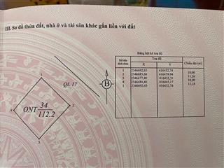 Lô đất nhỏ xinh mặt quốc lộ, đầu tư an toàn  chính chủ bán lô đất 112m² mặt đường