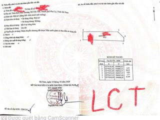 Mặt đường lê công thanh kéo dài, thuộc phường hà nam (xã tiên tân cũ), tp phủ lý