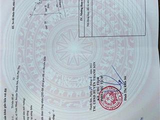 Full thổ cư  lô góc vàng  mặt đường hồ chí minh  tinh nhuệ, thanh sơn, phú thọ
