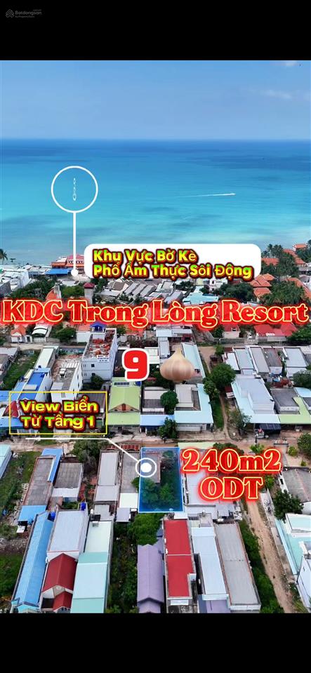 Kdc nguyễn tấn định, khu phố 1 phường mũi né sát bên dự án sungroup sắp khởi công 240m2/9tỷ