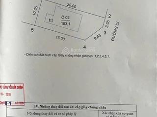 Lô góc mặt phố trần văn cẩn 200m2 mt 10m hiêm có căn thứ 2 chỉ 7x tỷ biệt thự ở & kinh doanh