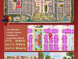 Liền kề mặt đường hừng đông 40 vinhomes đan phượng giá tốt nhất thị trường