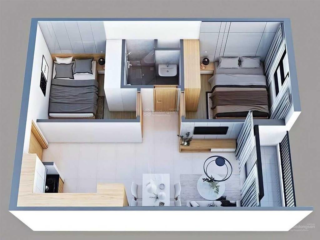 Căn hộ chung cư bcons garden 2pn1wc 43m2 1 tỷ 750