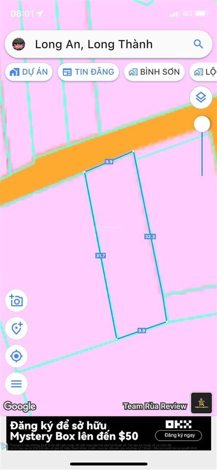 Cần bán 312m2 thổ cư shr cổng trước sân bay
