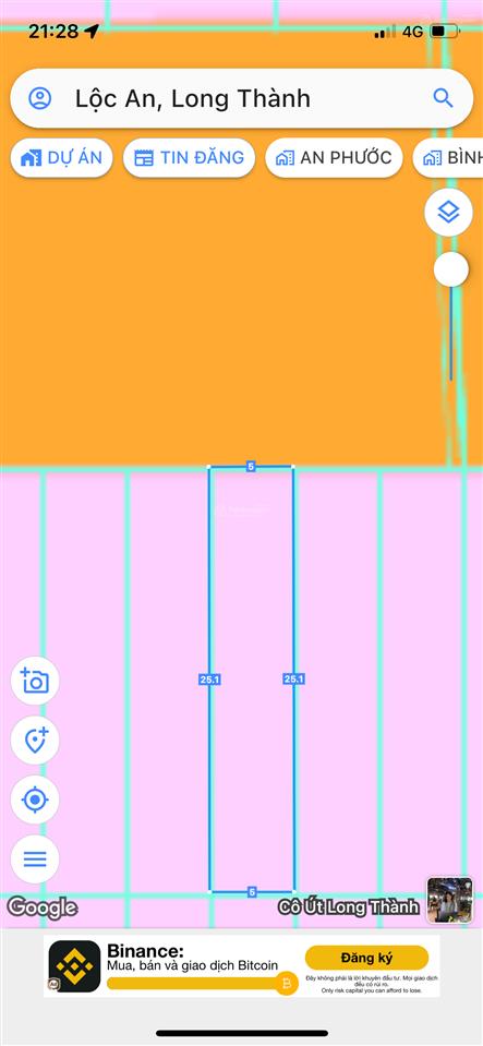 Chủ gửi bán 125m2 (shr) khu tđc lộc an giá đầu tư