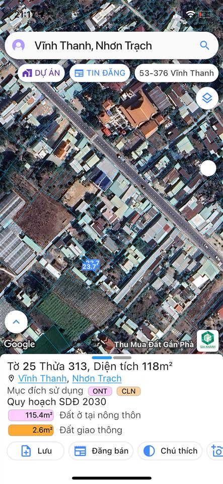 Chủ cần bán 118m2 sổ riêng + thổ cư cách đường hùng vương 50m