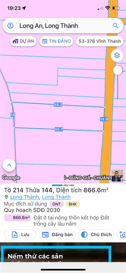 Chủ gửi bán 866m2 thổ cư+ sổ riêng vị trí an toàn, tiềm năng