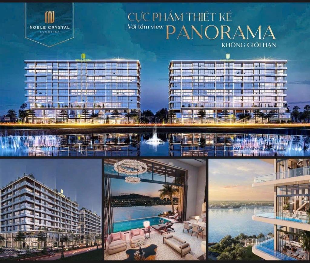 Sky villa noble crystal  trực tiếp cđt, ck 6%, quà tặng 1.2 tỷ. giá 150tr/m2