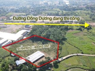 Bán đất hoà sơn 6400m2 đường ô tô vào giá chưa đến 3tr/m2, thuận tiện làm xưởng đầu tư homestay