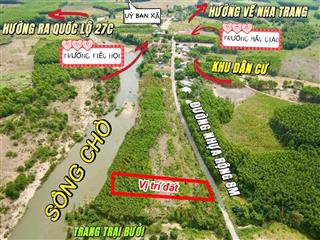 Bán đất vườn giáp sông hơn 891m giá 980 triệu