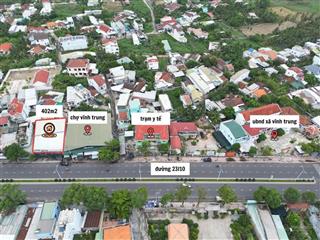 Bán 402,2m2 mặt bằng kinh doanh đường 23/10 ngang 14m cạnh chợ vĩnh trung  14 tỷ