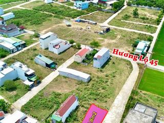 A684. đất góc 2 mặt tiền thôn trung, gần hương lộ 45 giá 1 tỷ 470 triệu