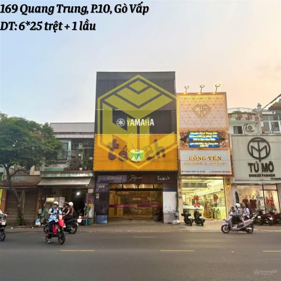 Cho thuê siêu phẩm 4 mặt tiền đường quang trung 40x55m, trống suốt có pccc vị trí có 1 0 2