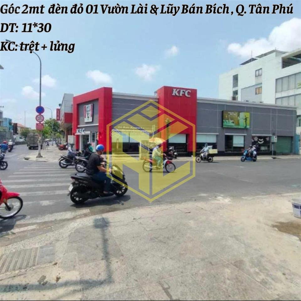 Siêu phẩm góc 2mt hoà bình 12m * 25m trệt + lầu trống suốt vị trí đẹp nhận diện thương hiệu tốt