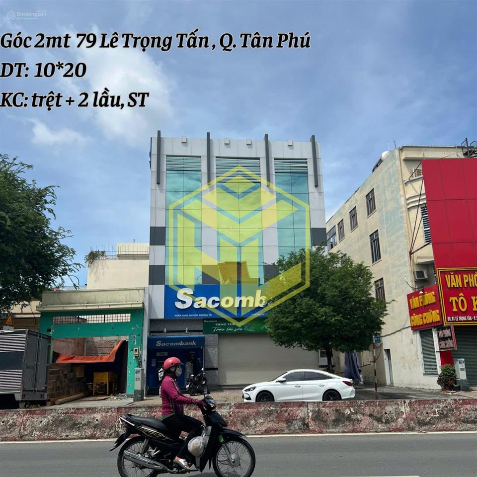 Siêu phẩm góc 2mt hoà bình 12m * 25m trệt + lầu trống suốt vị trí đẹp nhận diện thương hiệu tốt