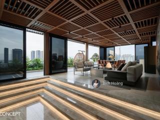 The crest siêu phẩm penthouse 3pn cho thuê | full nội thất cao cấp | view sông & landmark ba son