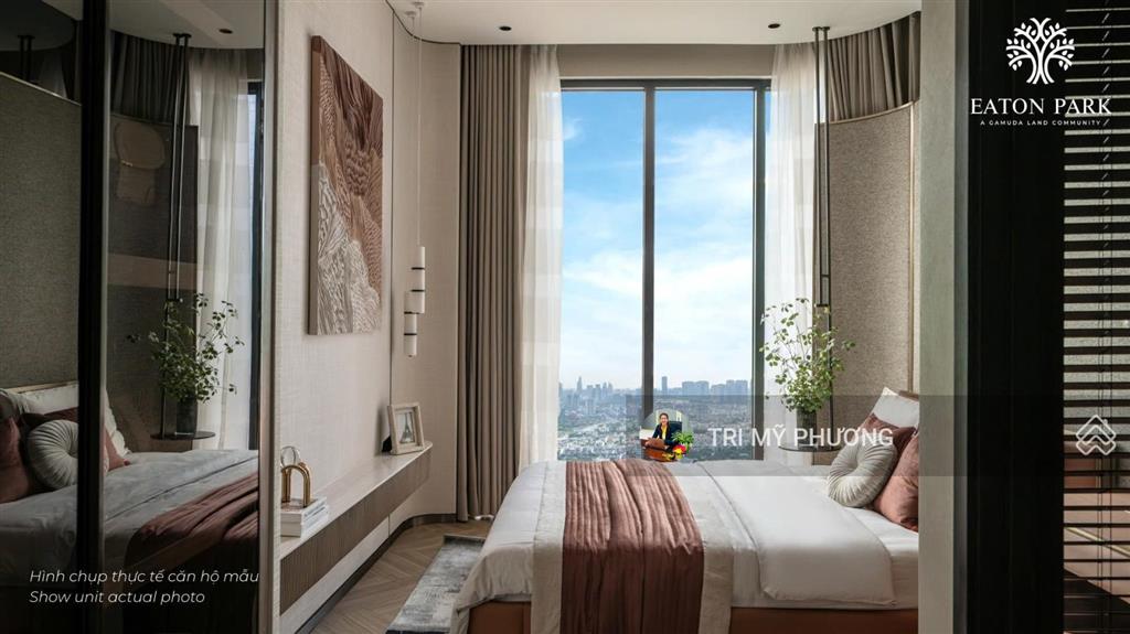Eaton park  bán căn hộ 3 phòng ngủ góc view pháo hoa quận 1, slot oto định danh riêng, gamuda land