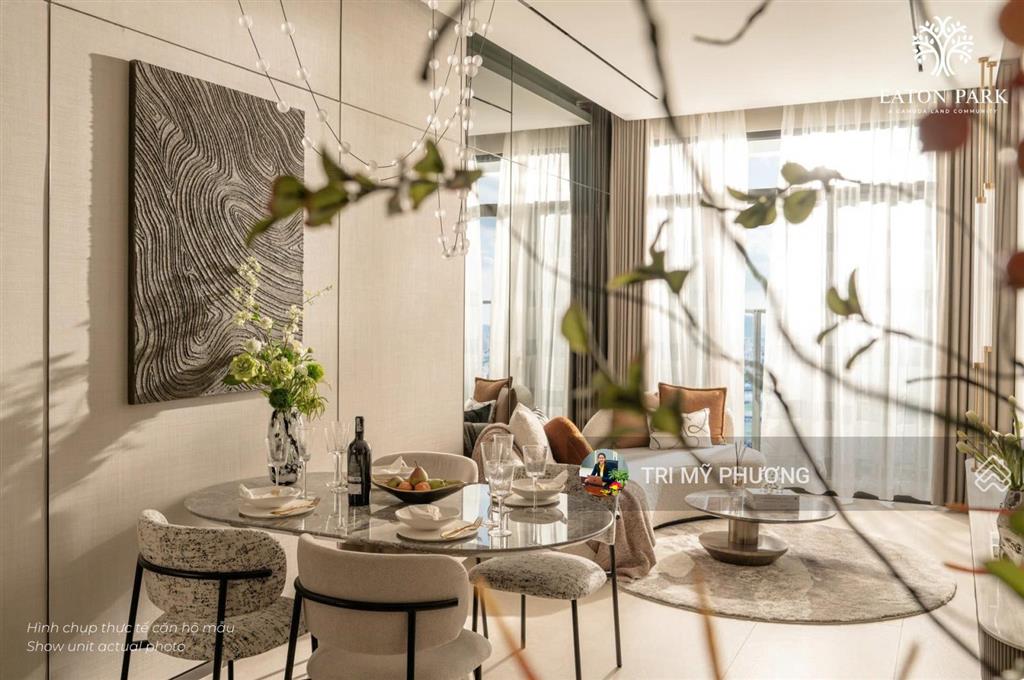 Eaton park  bán căn hộ 3 phòng ngủ góc view pháo hoa quận 1, slot oto định danh riêng, gamuda land