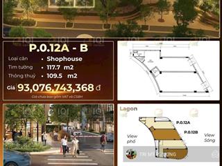 Eaton park  bán shophouse ngay cổng chính dự án  chỉ 4,6 tỷ (5%) ký ngay hđmb  giá gốc gamuda