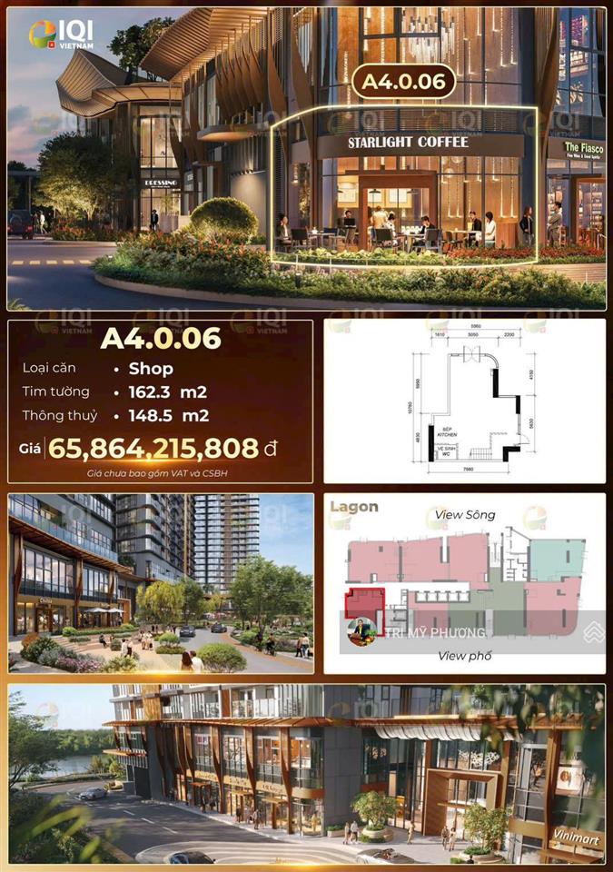 Eaton park  bán shophouse căn góc mặt tiền mai chí thọ, chỉ 3,3 tỷ (5%) sở hữu ngay, giá gốc cđt