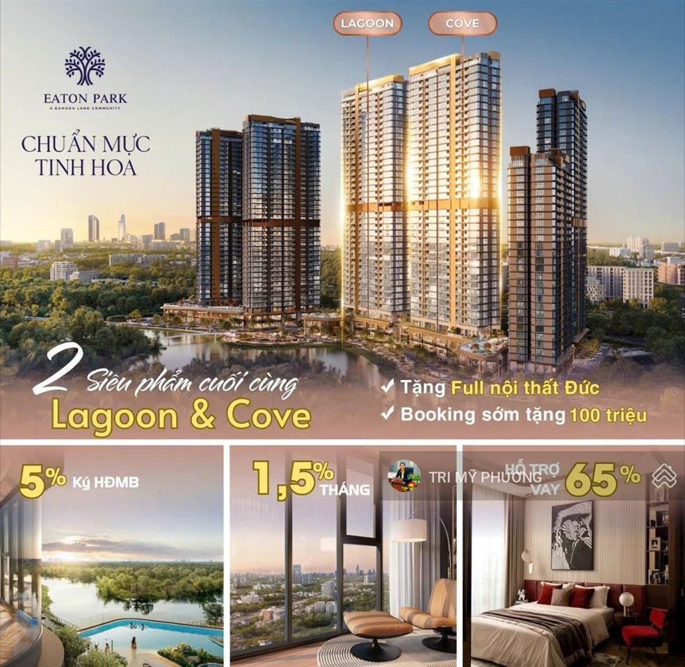 Eaton park  bán shophouse căn góc mặt tiền mai chí thọ, chỉ 3,3 tỷ (5%) sở hữu ngay, giá gốc cđt