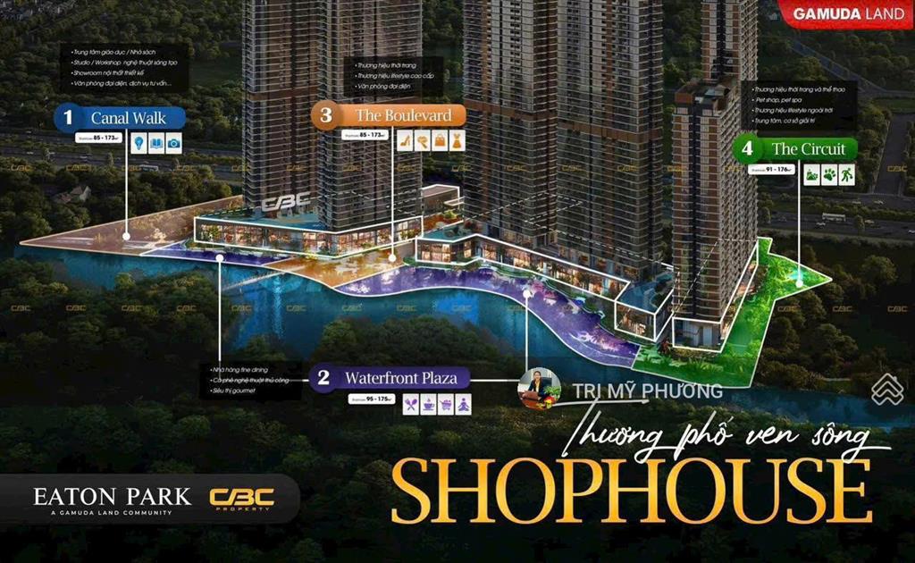 Bán căn shophouse đắt nhất eaton park  ngay đường chính dự án, làm chủ sở hữu chỉ với 7,5 tỷ (5%)