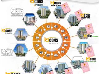 Căn hộ 47m22pn bcons solary giá chỉ 1,55 tỷ/ căn, ck lên đến 120 triệu, nh hỗ trợ vay 80%